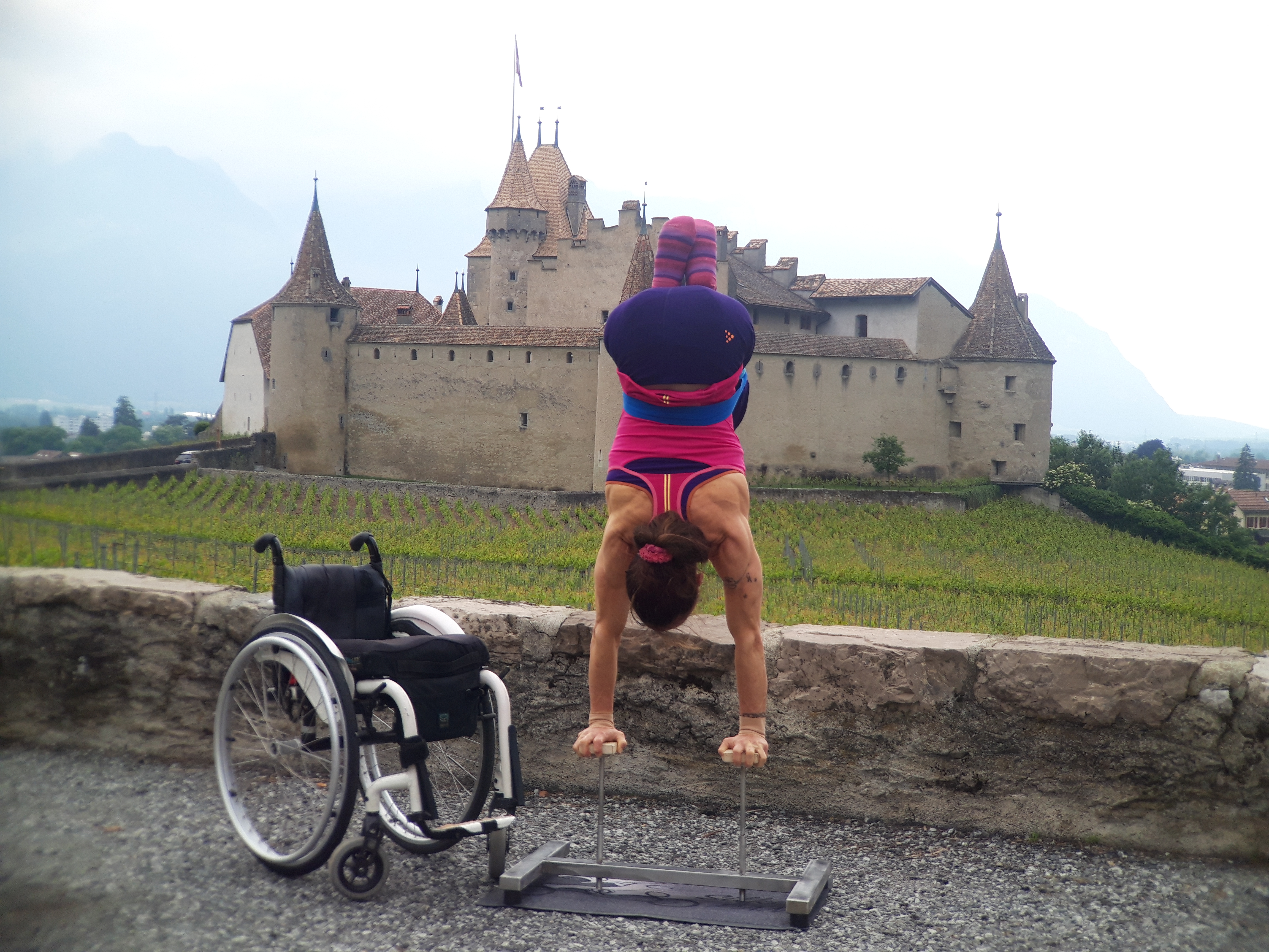 Silke Pan reprend les acrobaties