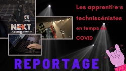 Les apprenti·e·s techniscénistes en temps de Covid
