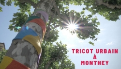 Du tricot urbain pour pour sensibiliser la population à la surdicécité