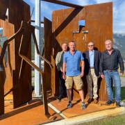 Raffinerie Tamoil: une sculpture pour symboliser la mort puis la renaissance du site