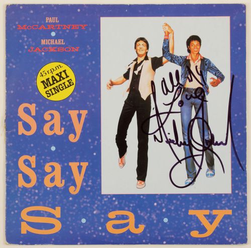 PAUL MC CARTNEY / MICHAEL JACKSON - say say say