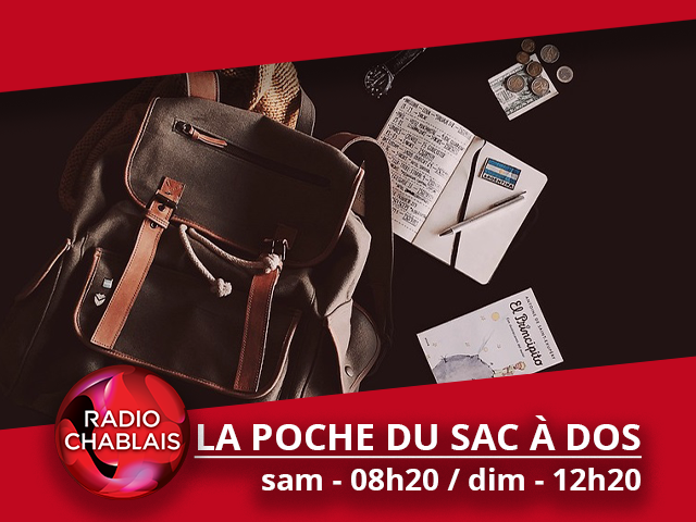Dans la poche du sac à dos